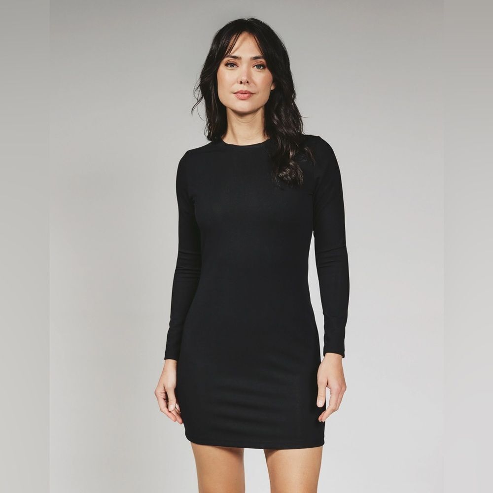 Lulu's Women's Bodycon Mini Dress in Black Size Small
